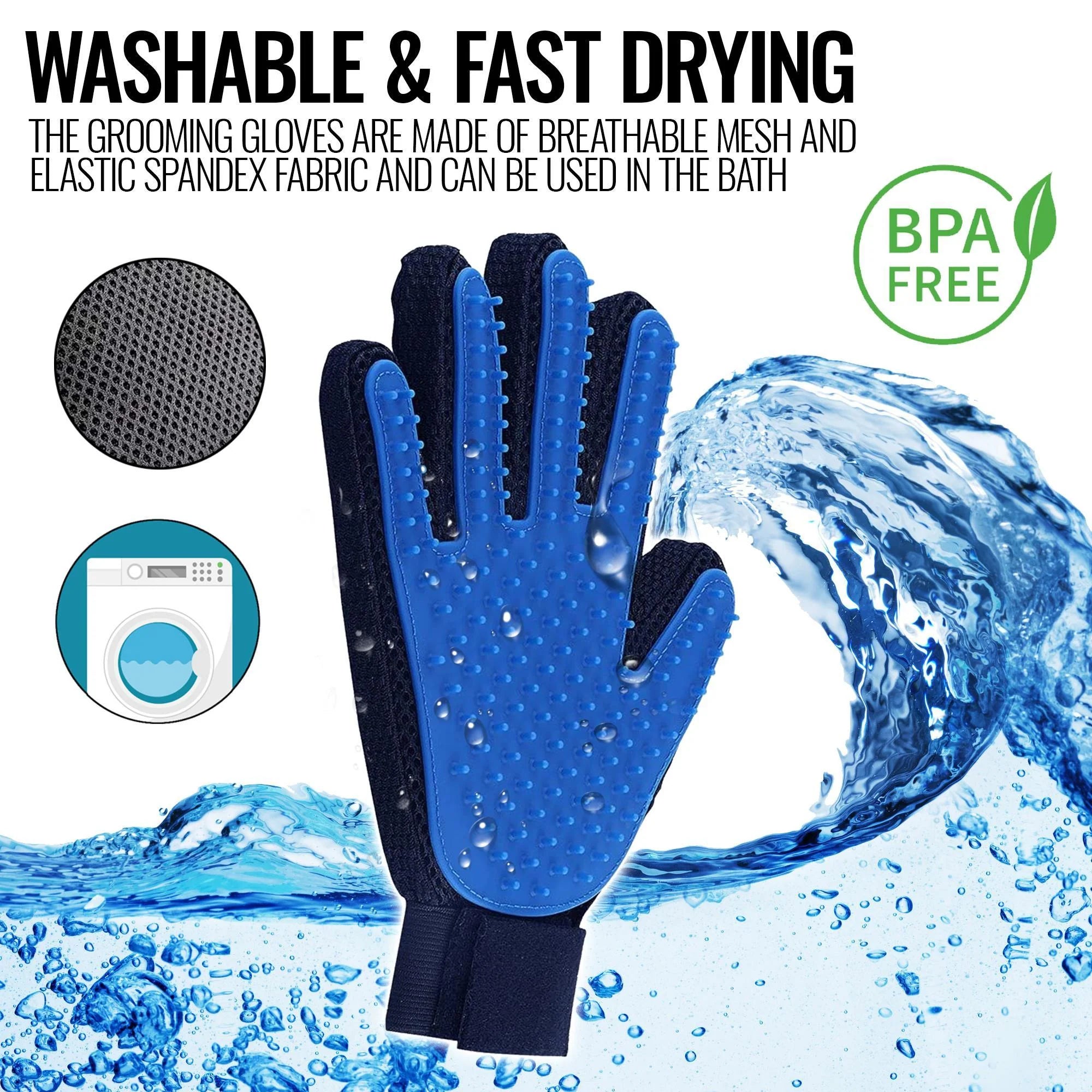 Pet De-shedding Gloves