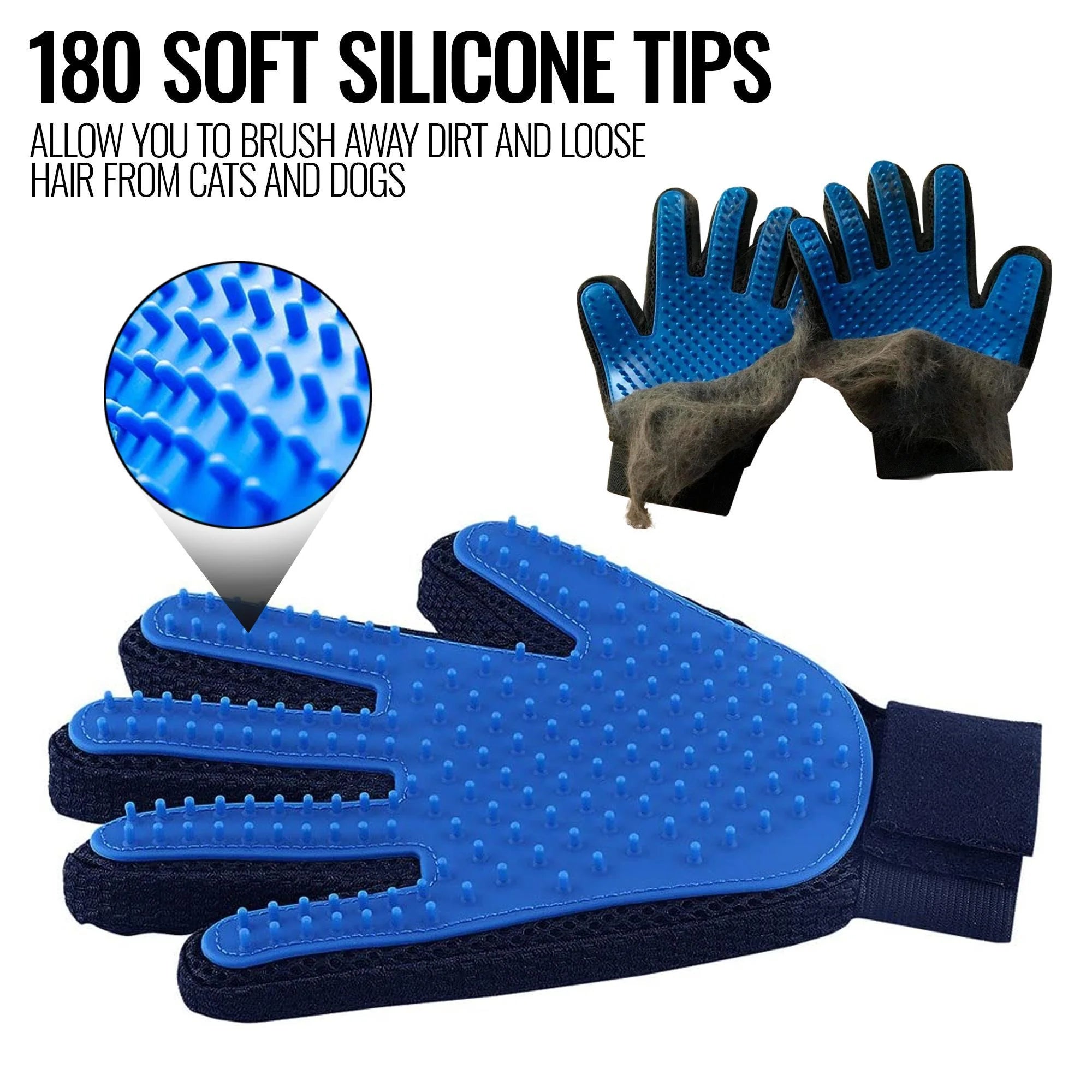 Pet De-shedding Gloves